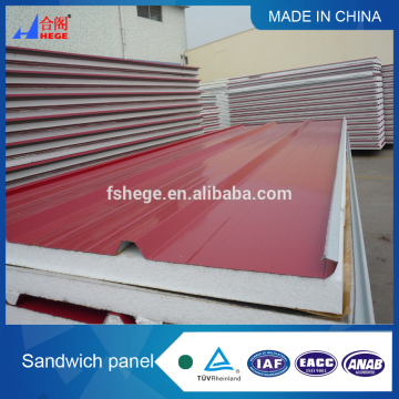Cheap corrugagated steel sheet EPS sandwich panel 50/75/100/150mm thichness