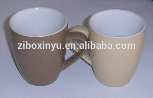 ZIBO XINYU XY-0658 Solid Color Glazed Milk Cup