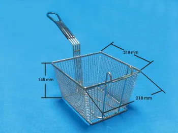 Square Stainless Steel Fry Basket Fryer