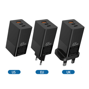 Convertible Plug 65W Super Fast Gan Mobile Charger