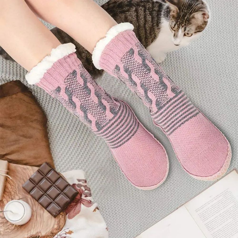 Fleece Lined Slipper Socks