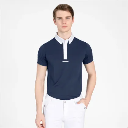 New Arrival Men Short Sleeves Equestrian Base Layers