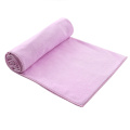 Weft knitting microfiber hair drying towel wrap