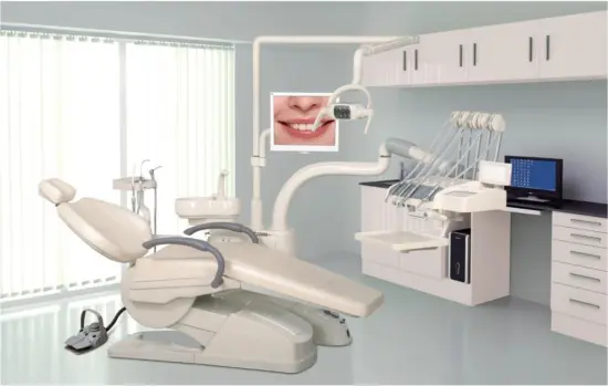 Clinical Dental Chair Unit Equipment With Screen
