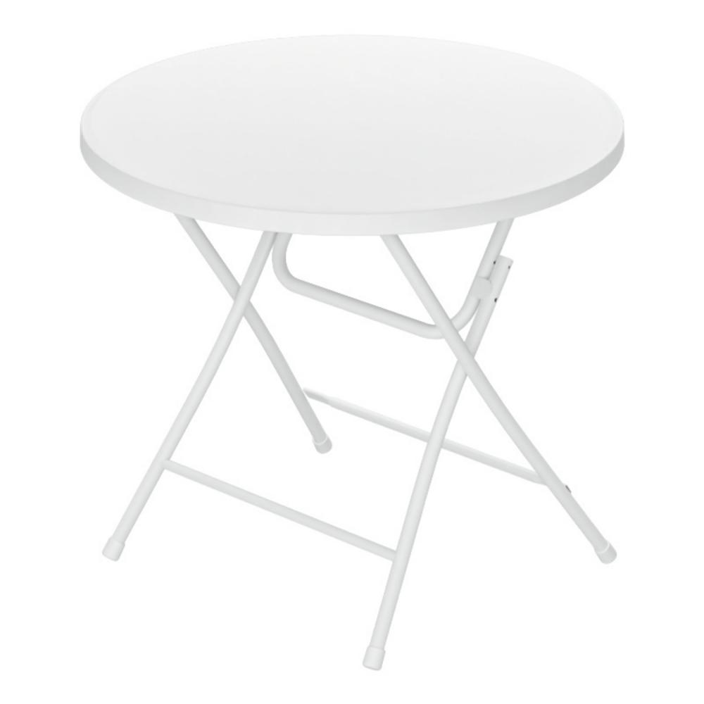 Table rond en plastique extérieur simple