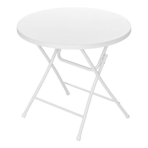 Table rond en plastique extérieur simple