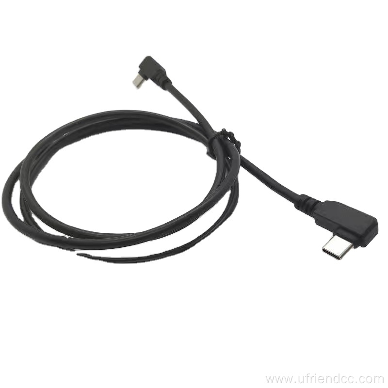 Fast Charging Cable Right Angle C Adapter Cable
