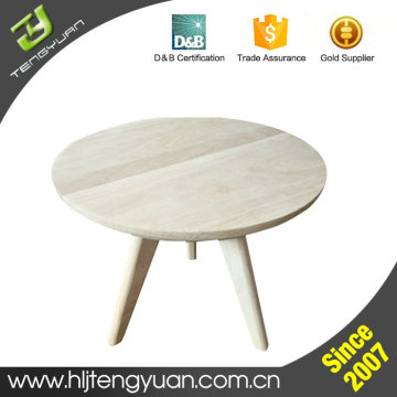 Customized Durable Antique Round Wooden Oak Dining Table