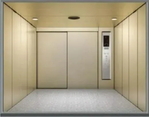 High-Capacity Cargo Elevator with Machine Room