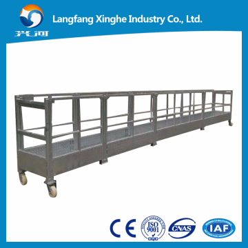 High rise wire rope suspended platform / building coating cradle / gondola scaffolding
