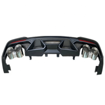 Diffusore posteriore in fibra di carbonio e kit spoiler per Ford Shelby GT500 Mustang