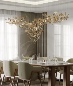 Customized Villa Hotel Lobby Hall crystal Chandelier