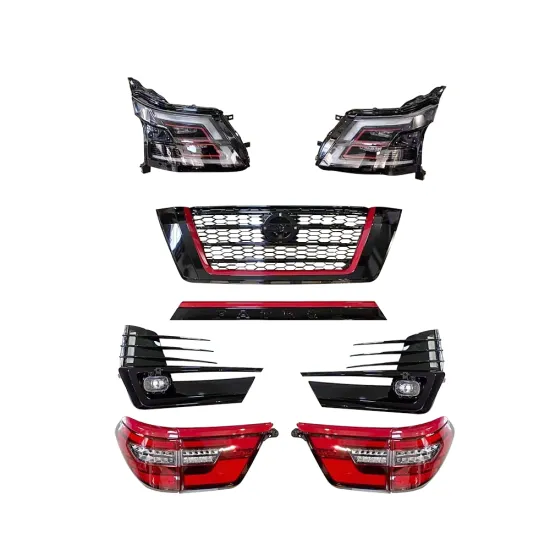 TDCMY RSS Car Body Kit with Front Grille, Headlights, and Tail Lights for Nissan Patrol 2016-2020 Y62