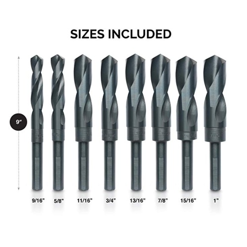 Hss M35 Cobalt Reduced Shank Twist Drill Set