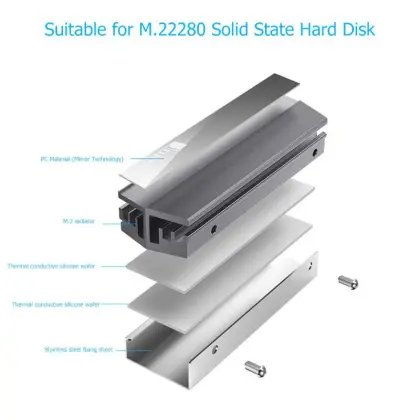 Jonsbo SSD Heatsink Cooler for M.2 2280 Solid State Hard Disk Radiator Heat Sink Computer cooling system accessories