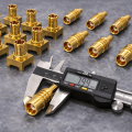 Латунные коаксиальные разъемы для микроволновой печи с ЧПУ по индивидуальному заказу