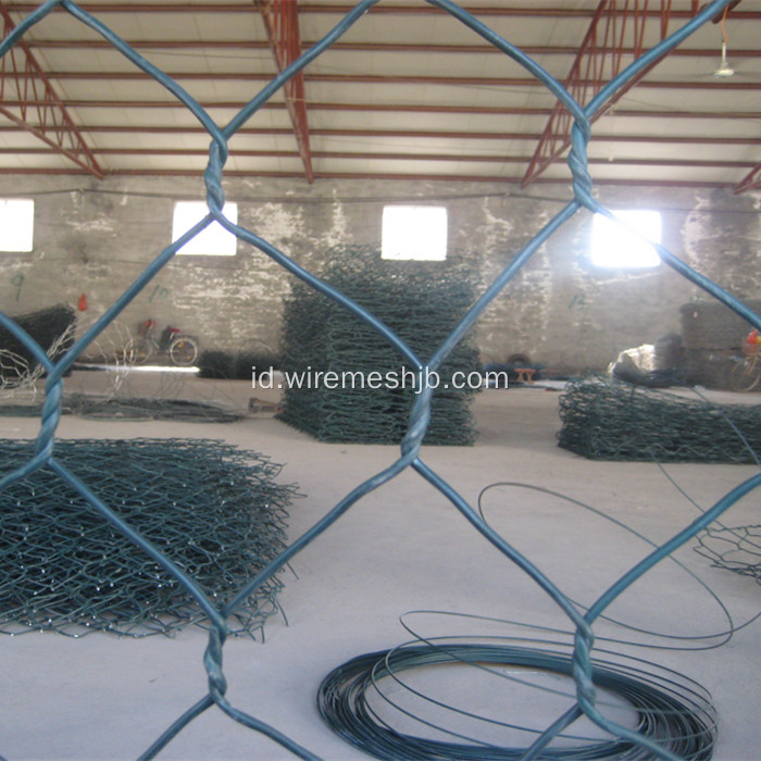 Gabion Basket-Vinyl Coated Heksagonal Wire Mesh Type