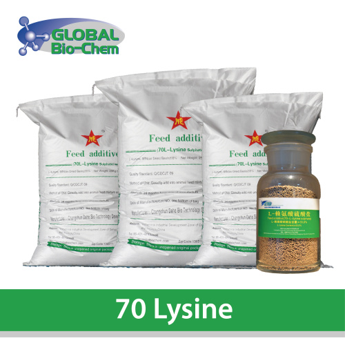 70 alimento de sulfato de lisina