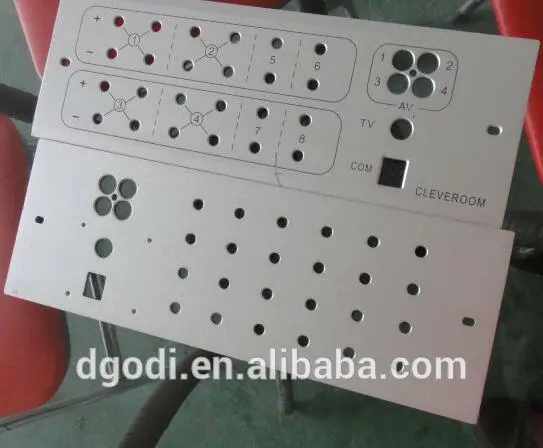 custom made usb audio port front panel and faceplate in aluminum