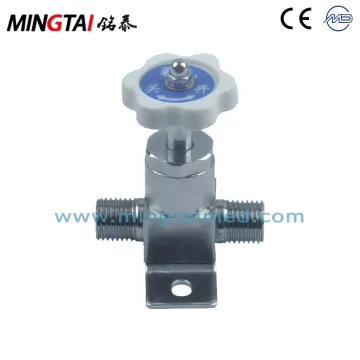 Manual shut off valve for clinic