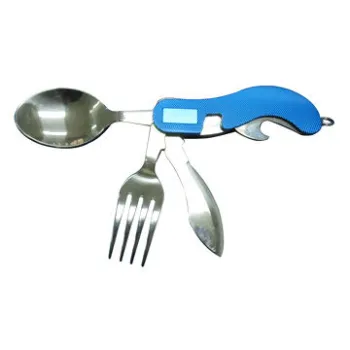 Detachable picnic knife with aluminum handle