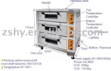Cake gas baking oven (For Hotel & Restaurant)
