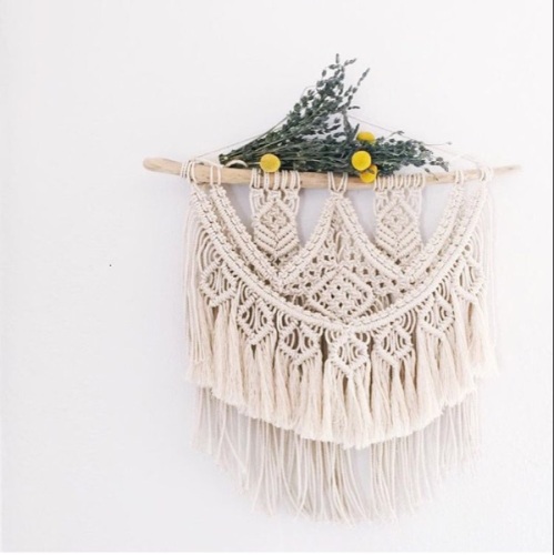 Cotton Wall Hanging Tapestry Woven Bohemian Wall