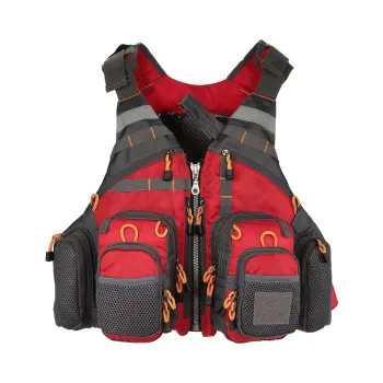 Portable Men's Professional Life Jacket: Buoyancy Suit with Multi-Pockets for Waterproof Sea Fishing
