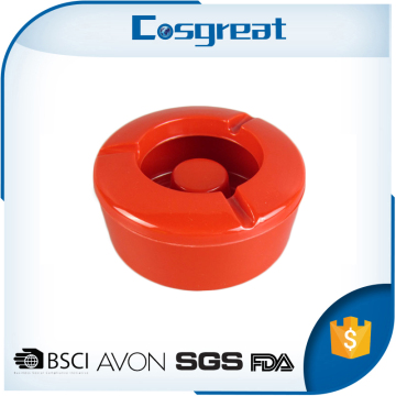 high quality red plastic melamine ashtray