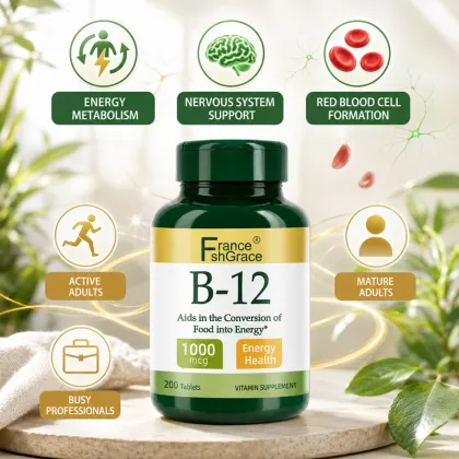 Shecome Vitamin B12 Tablets Energy Metabolism