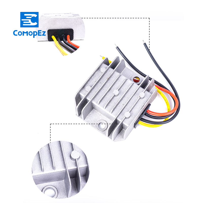 DC 12 V 24 V to 6 V 5A Waterproof Converter Step-Down Module Car Power Supply 12V 24V Inverter to 6V Converter