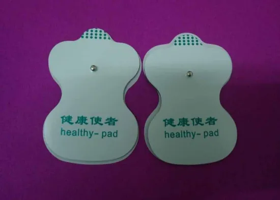8 Shape Crescent Reusable Physiotherapy Self Adhering Electrodes For Ear, Mini Massager, 3.5mm Muscle Electric Pads