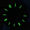 Sunburst Watch Dial com verde luminoso para NH36