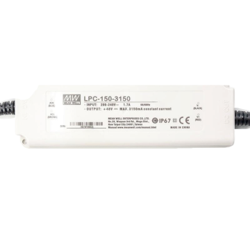 Meanwell LPC-150-3150 IP67 Waterproof Outdoor LED Driver Enclosure