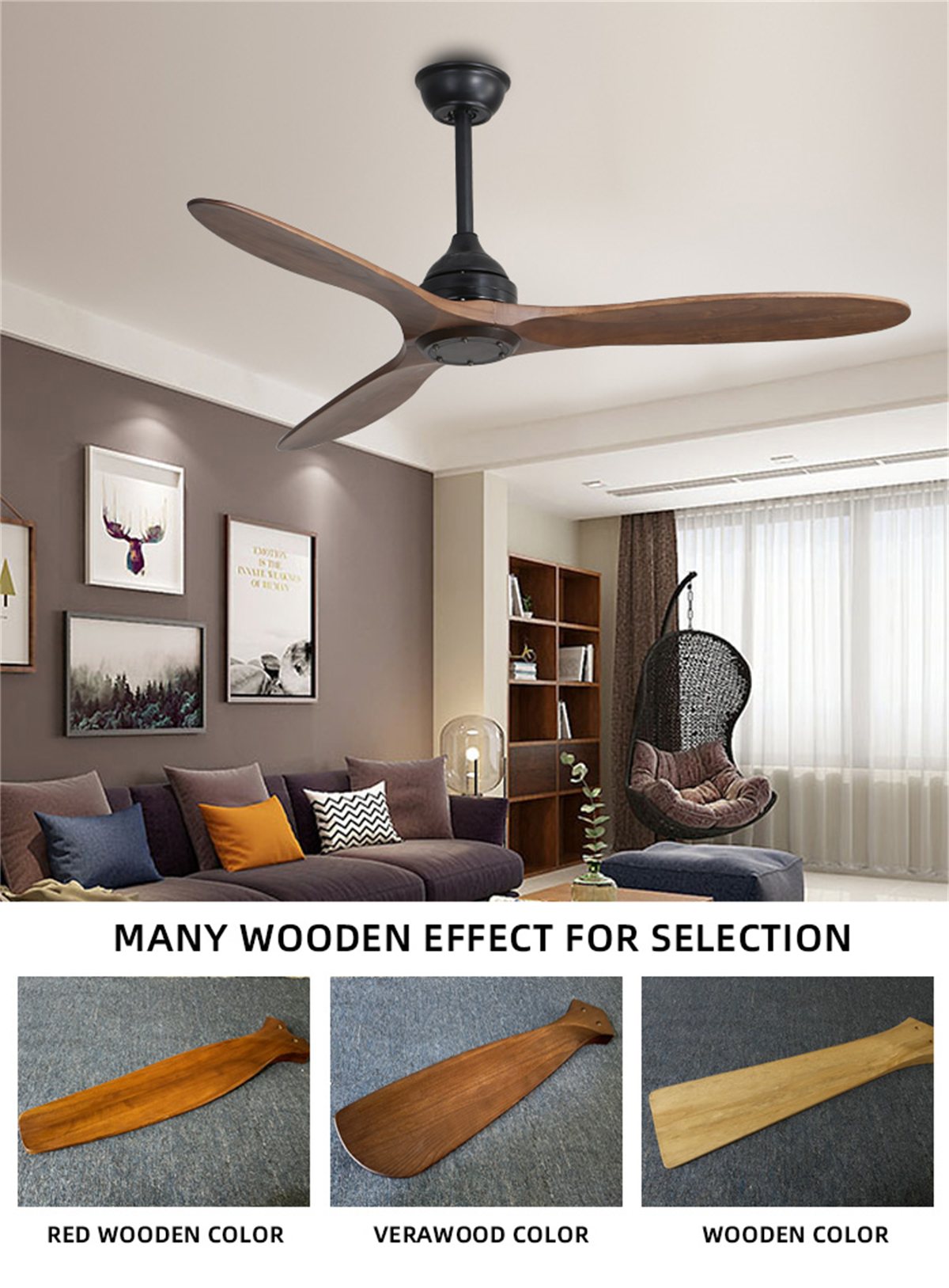 wood fan 