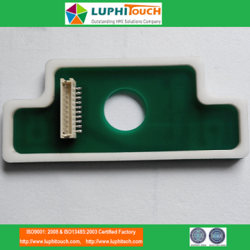 LEDs Assembled Tactile Metal Dome PCB Membrane Keypad