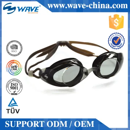 Adjustable Bridge Best Waterproof Swim Goggles Swimming Glasses