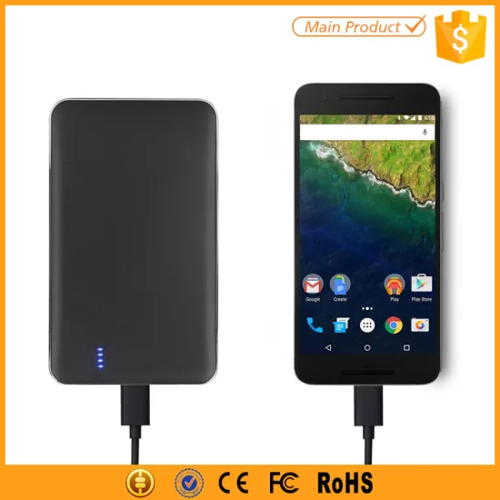 2016 Ultra-Thin Mobile Power Slim Power Bank 8000mAh Polymer Batteries