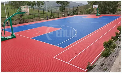 Enlio Outdoor Basketball Flooring Small Asterisk