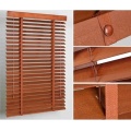 Solid Wooden Strips Pine Venetain Blinds Sunscreen Internal