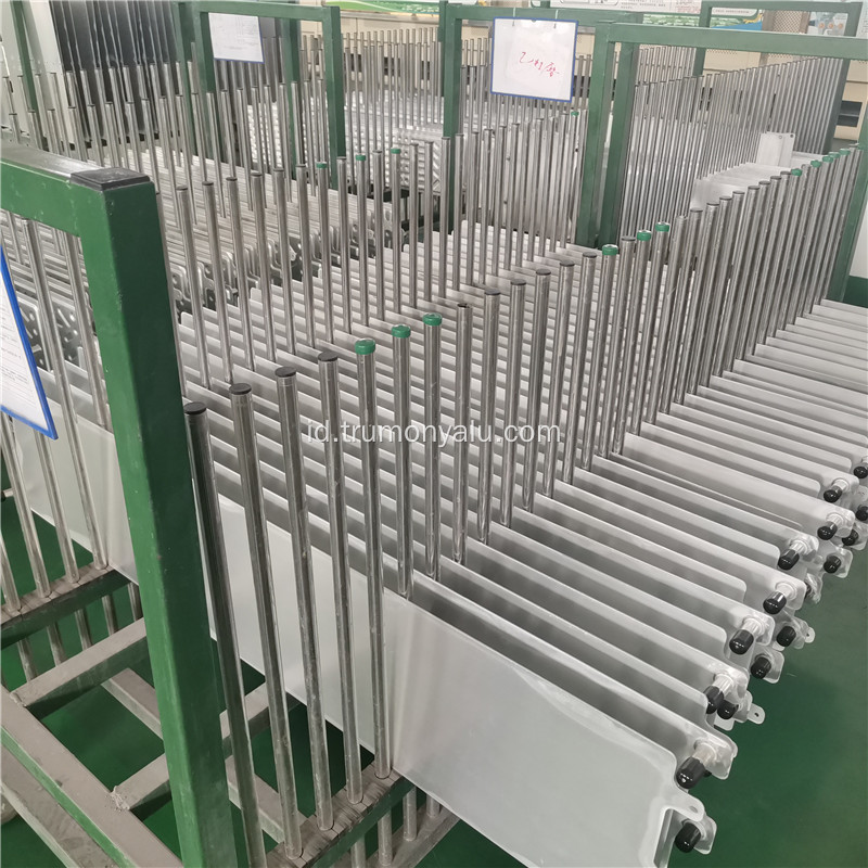 3003 unit pelat pendingin air aluminium vakum