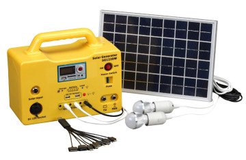 China portable small solar power system 12V 30W