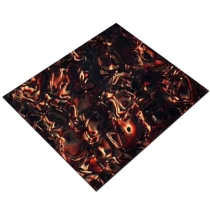 Colored conch shell celluloid sheet for plastic flooring