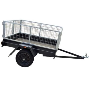 car trailer / Galvanized trailer with cage