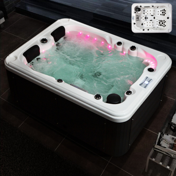 High Quality Outdoor Acrylic Whirlpools hot spa tub on slae