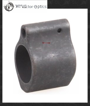 Vector Optics Steel Low Profile Micro .223 5.56 Gas Block Mount fit 0.75 inch Barrel 1 Inch Length Tube with Roll Pin