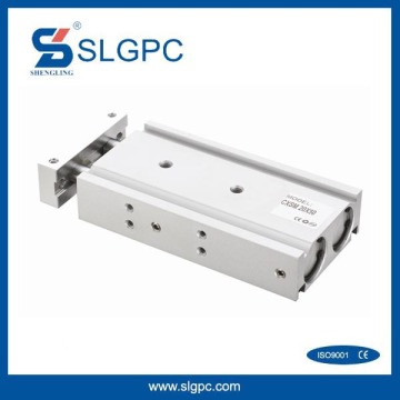 High quality double shaft double power pneumatic air cylinder with buffering