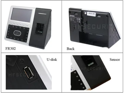 TCP/TP Facial Fngerprint Reader Time Attendance(HF-FR302)