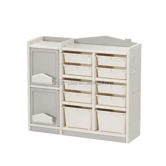 Large-Capacity Car-Shaped Toy Shelf and Organizer for Kids