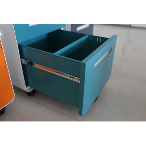 3 Drawer Metal Filing Cabinets on Wheels